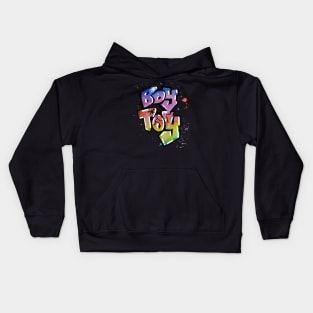 80s Boy Toy graffiti tag Kids Hoodie